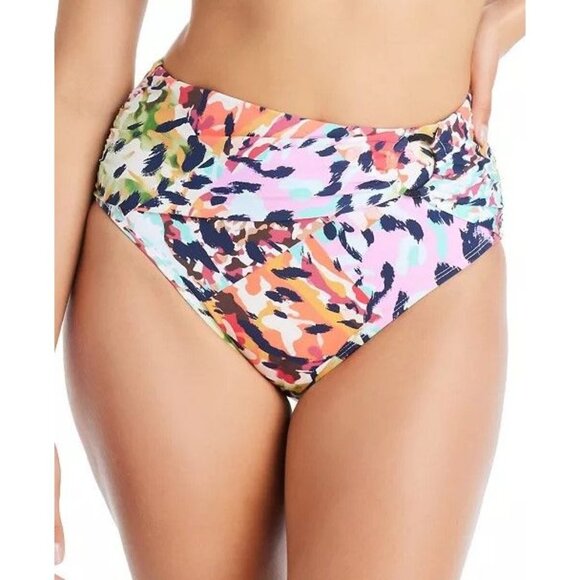 Bleu Rod Beattie Swim Bikini Bottom Party Animal Sarong High-waisted Swimwear - Picture 3 of 4